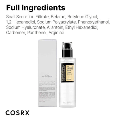 Snail Mucin Repair Essence Serum For Hydrated Skin 100ml