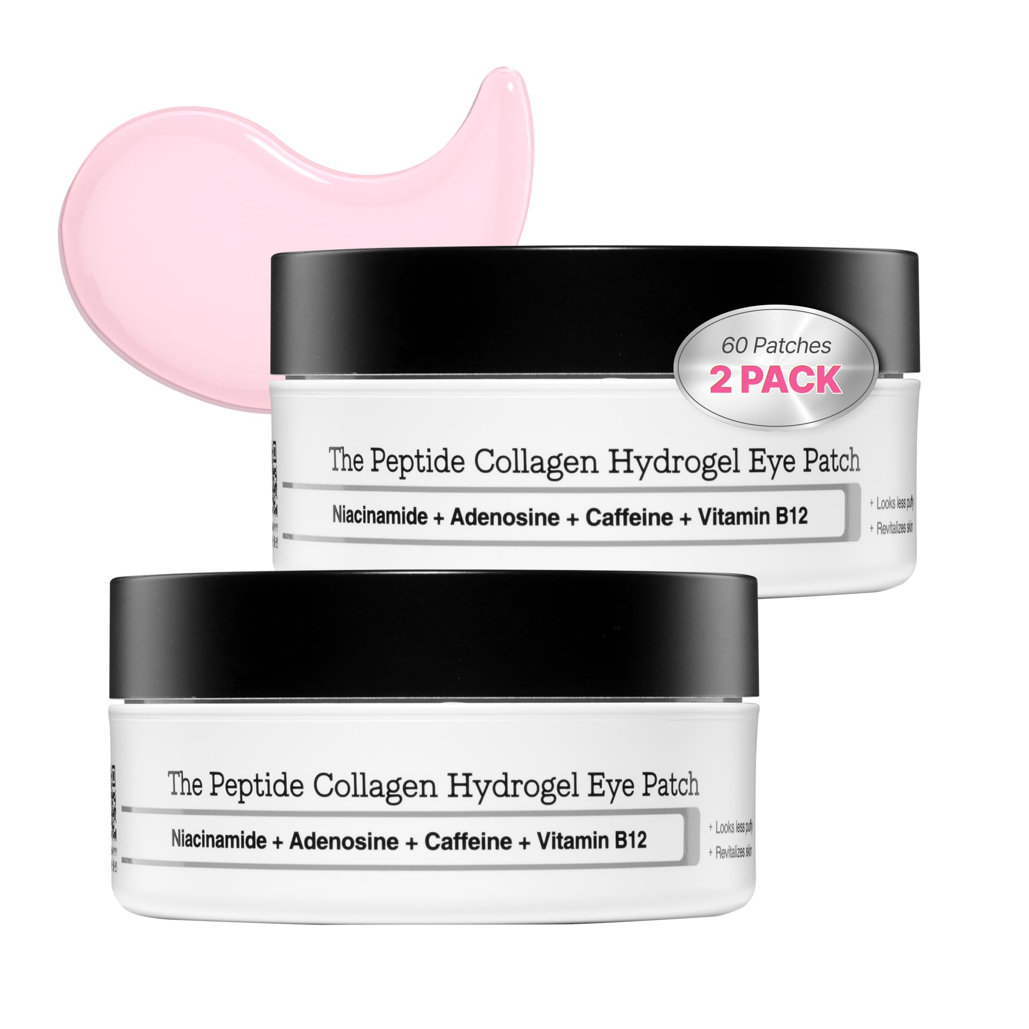 COSRX Advanced Snail Mucin Hydrogel Eye Patch for Fine Lines & Dry Under Eyes, Gel Serum Mask, Hydrating Under Eye Patches (60), Snail Eye Patches, Korean Skin Care