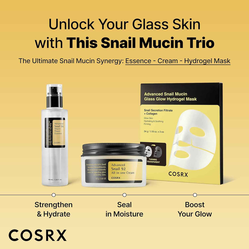 Snail Mucin Repair Essence Serum For Hydrated Skin 100ml