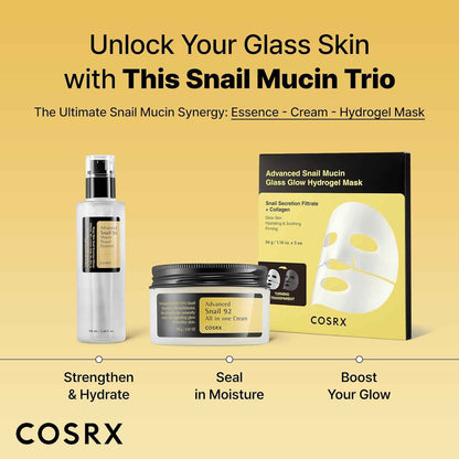Snail Mucin Repair Essence Serum For Hydrated Skin 100ml