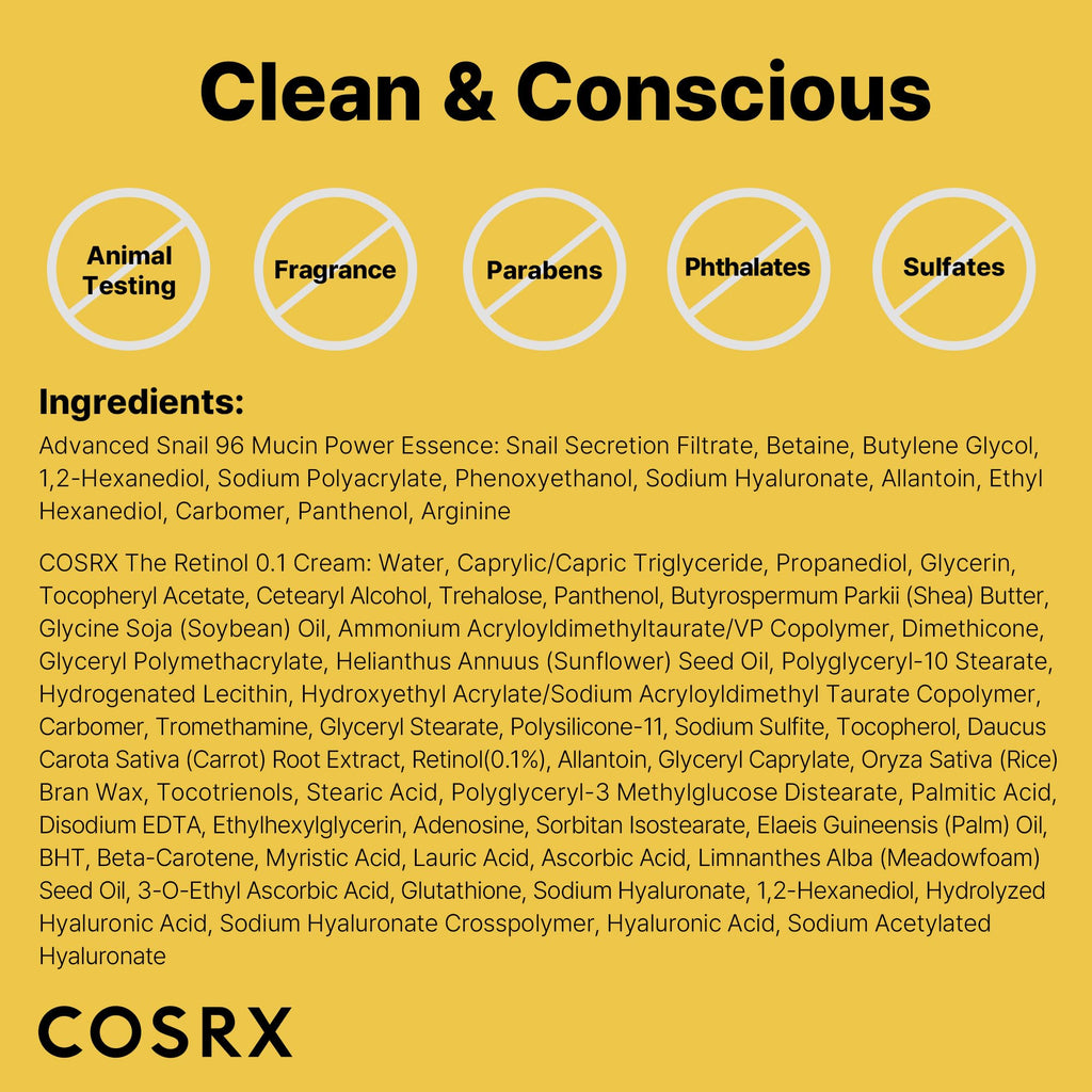COSRX Snail Mucin 96% Repairing Serum, Hydrating Serum for Face with Snail Secretion Filtrate for Dull Skin & Fine Lines, 100ml, Korean Skin Care