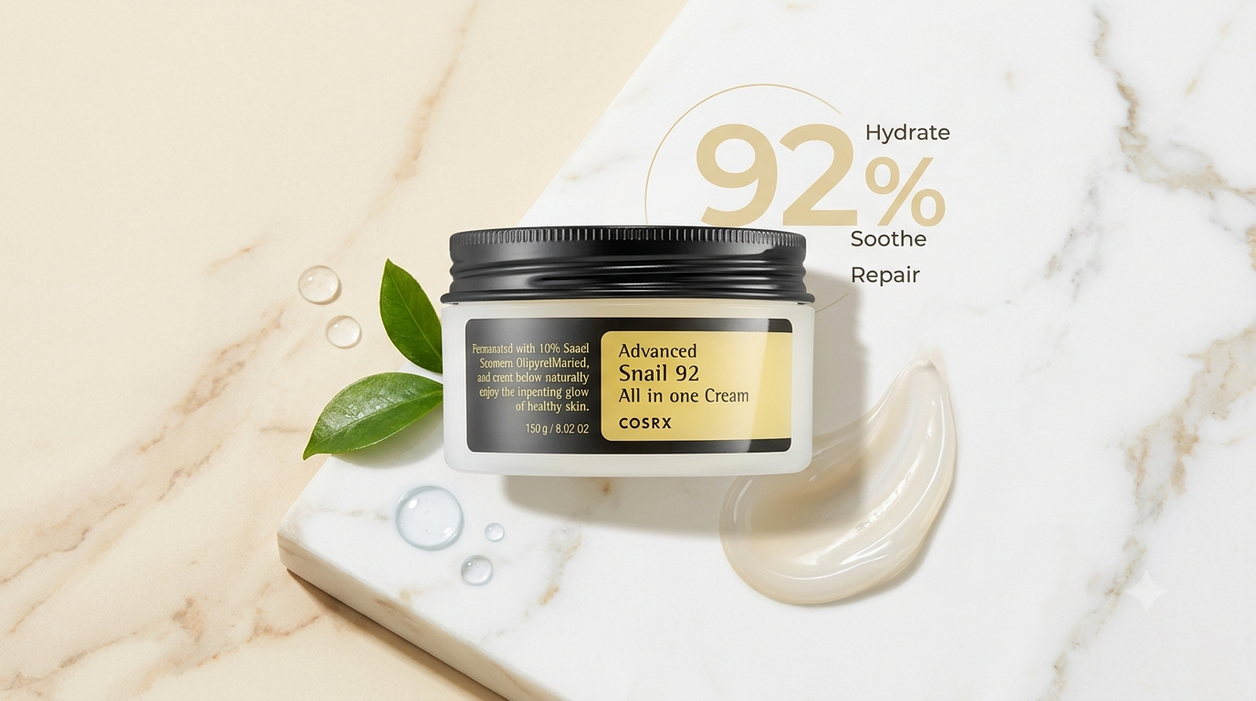 COSRX Snail All in One Cream - 92 – Hydrate, Soothe & Repair