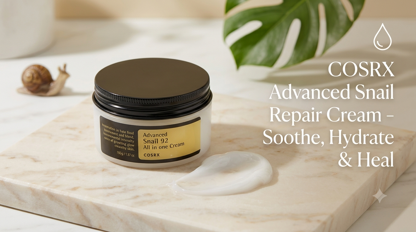 COSRX Snail All in One Cream - 92 – Hydrate, Soothe & Repair
