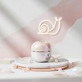 HydroGlow Snail Mucin Eye Cream jar with premium K-Beauty aesthetic